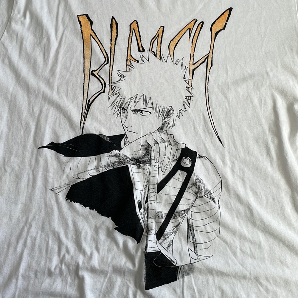 Uniqlo X Bleach Kurosaki Ichigo Anime TShirt Xl Gem